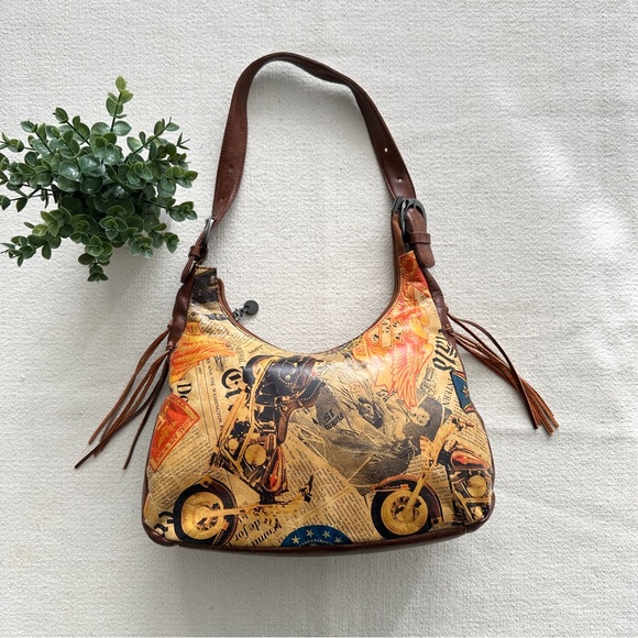 Bertotti - Leather Shoulder Bag - Picture 1 of 8